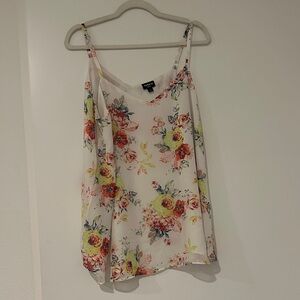 Torrid Floral Print Tank Top - Multicolor
